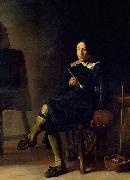 Cornelis Saftleven Self ortrait oil painting